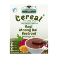 100% ORGANIC SPROUTED RAGI, MOONG DAL, BEETROOT PORRIDGE MIX - 200G