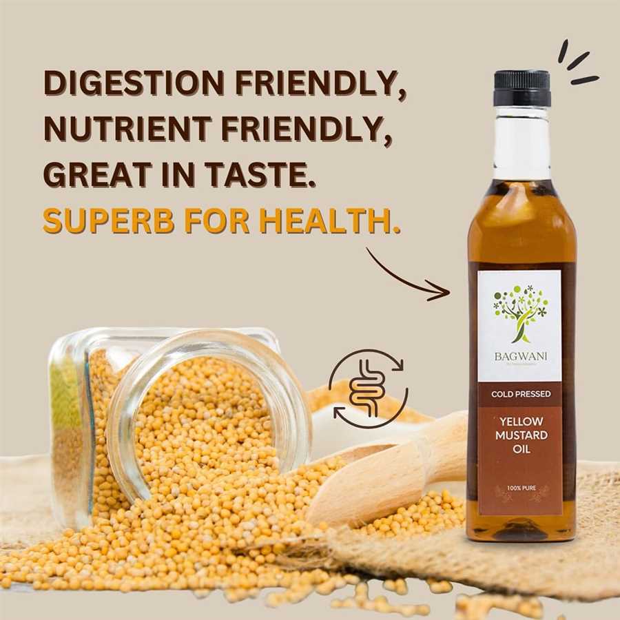 BAGWANI YELLOW MUSTARD OIL1LTR 490