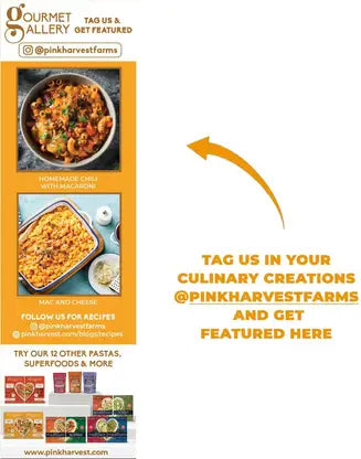 Pink Harvest Chickpeas Pasta Macaroni