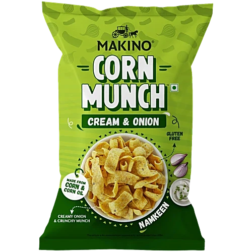 MAKINO CORN MUNCH CREAN & ONION