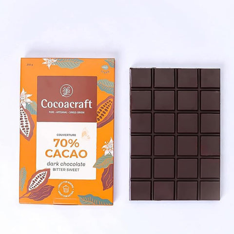 COCOACRAFT 70% CACAO DARK CHOCOLATE BITTER SWEET