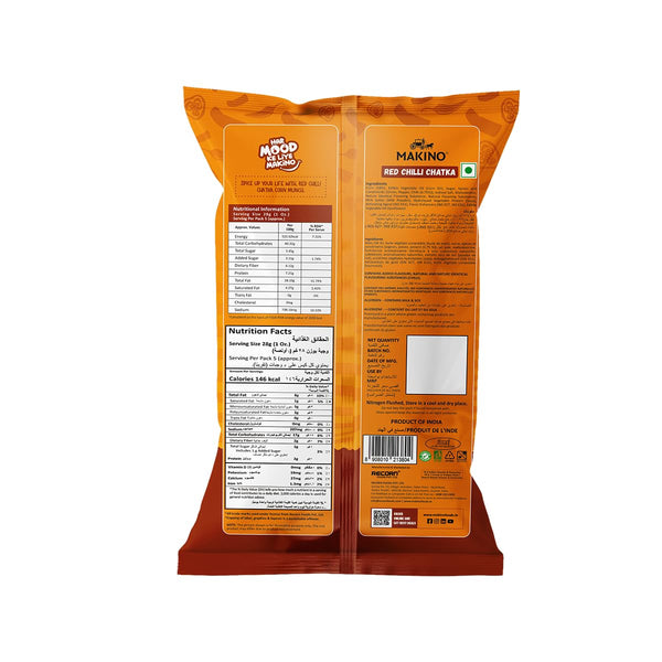 MAKINO CORN MUNCH RED CHILLI
