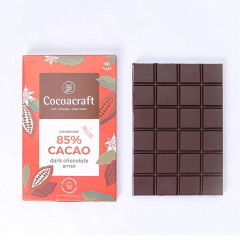 COCOACRAFT 85% CACAO DARK CHOCOLATE BITTER SWEET