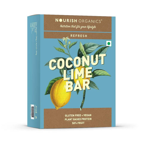 NOURISH ORGANIC BAR COCONUT LIME