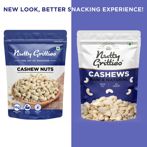 NUTTY GRITTIES JUMBO CASHEWS 200GM 390