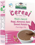 ORGANIC SPROUTED RAGI, ALMOND, OATS, SWEET POTATO PORRIDGE MIX - 200G