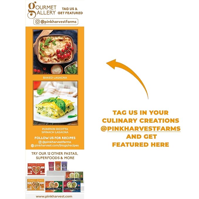 Pink Harvest Chickpeas Pasta Lasagna