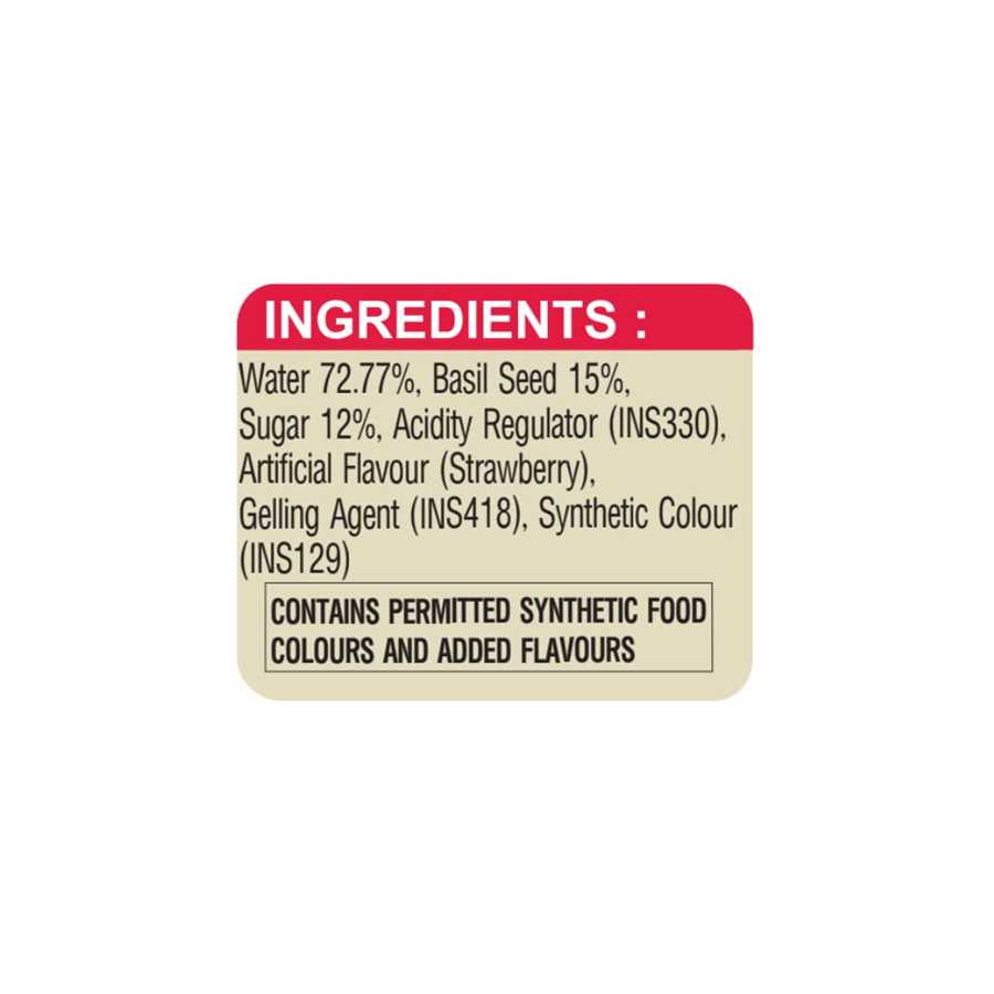 AMERICAN DELIGHT BASIL DRINK STRAWBERRY 290ML