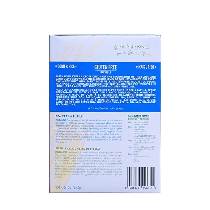 Lensi Gluten Free Pasta Fusili