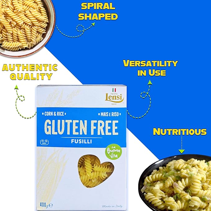 Lensi Gluten Free Pasta Fusili
