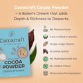 COCOACRAFT RICH & DARK COCOA POWDER DUTCH PROCESS 50GM