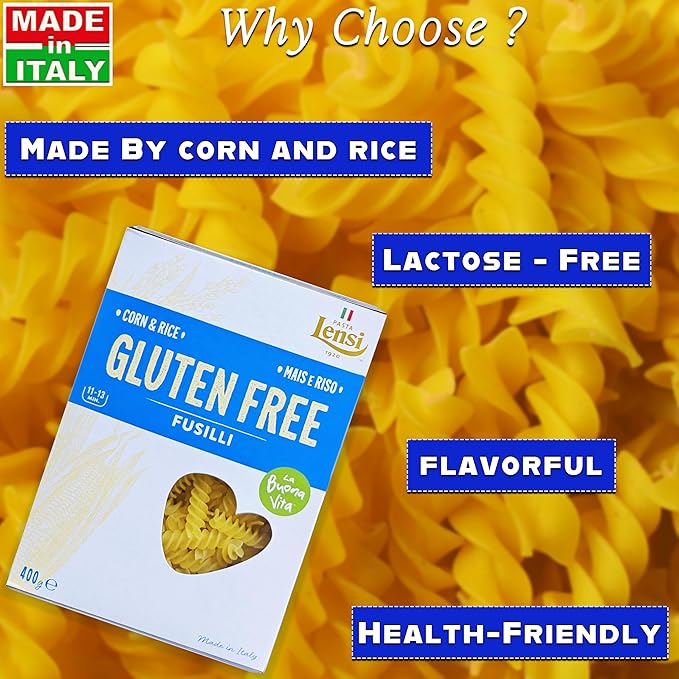 Lensi Gluten Free Pasta Fusili