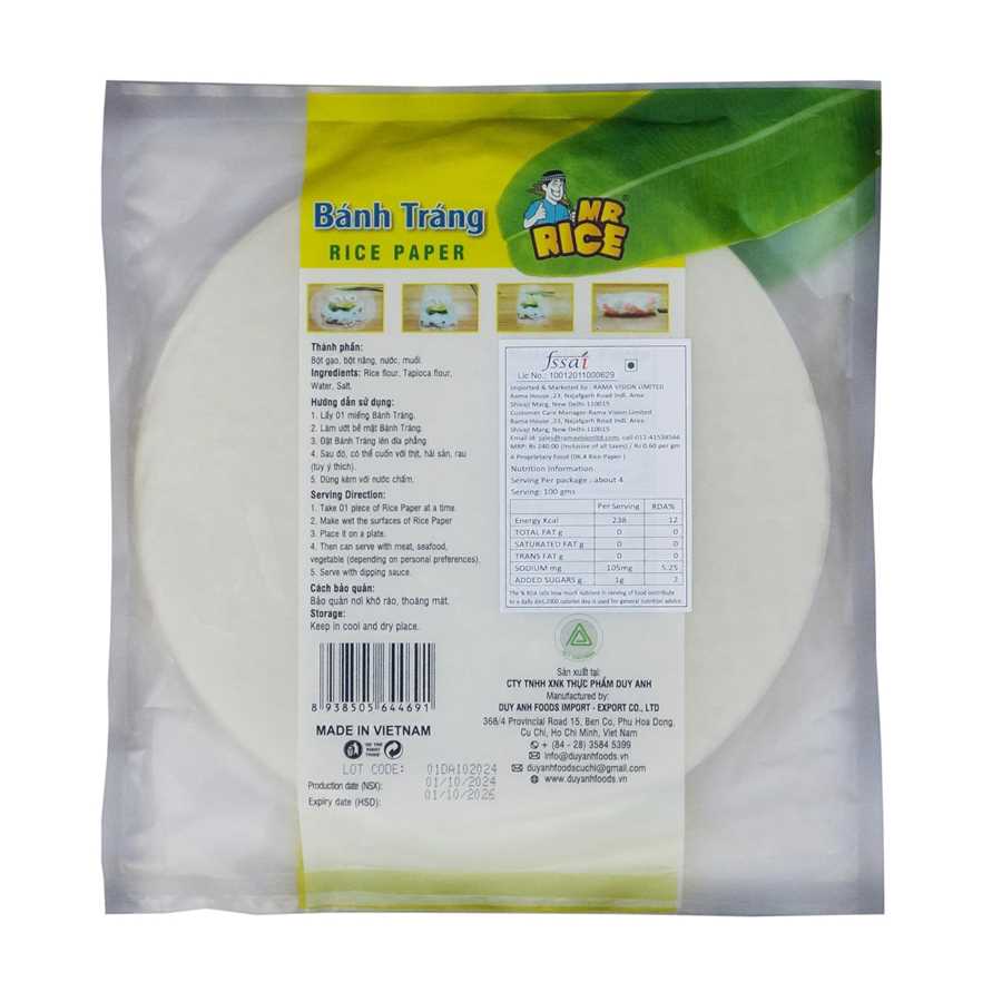 MR RICE PAPER 22CM