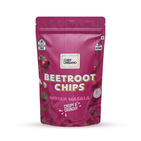 CHEF URBANO CHIPS BEETROOT INDIAN MASALA POUCH 70GM