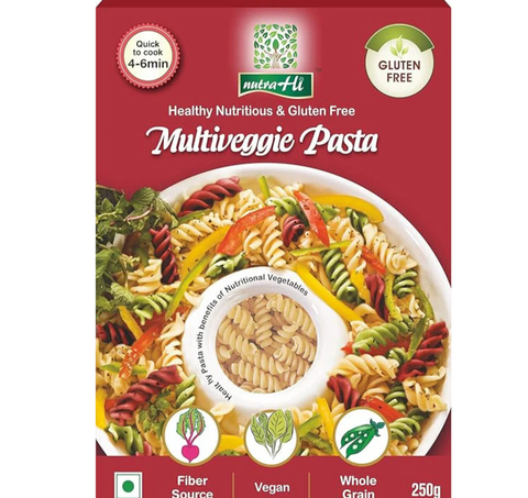 NutraHi MULTI VEGGIE PASTA | GLUTEN-FREE | 250g