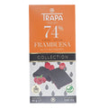TRAPA CHOCO BARCOLLECTION 74% NOIR WITH RASPBERRY 80GM