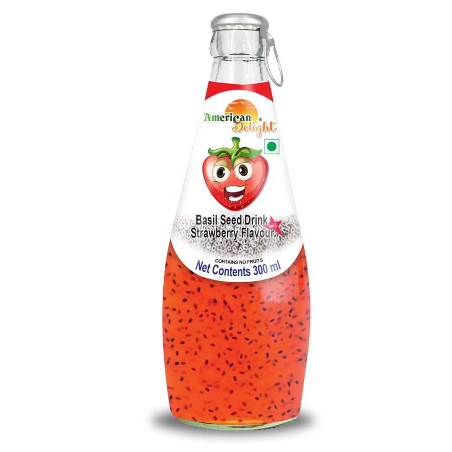 AMERICAN DELIGHT BASIL DRINK STRAWBERRY 290ML